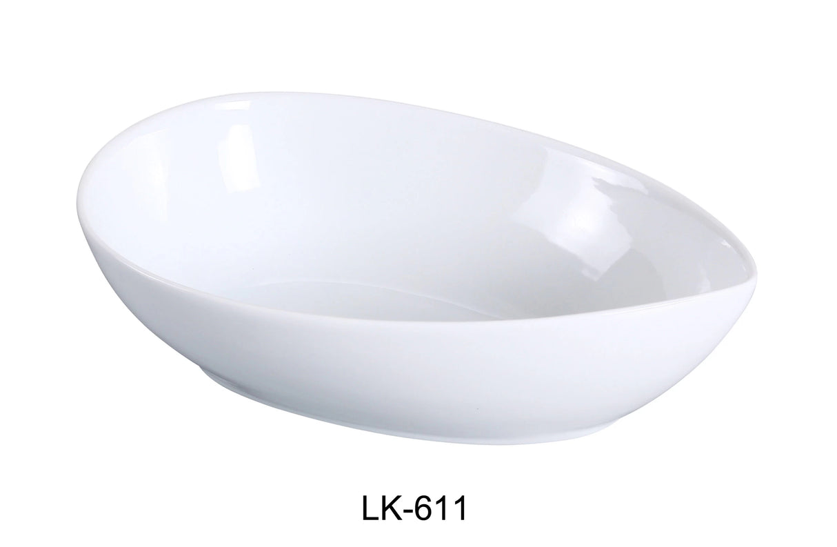 Yanco LK-611	11 1/4" WATERDROP SHAPE BOWL 56 OZ