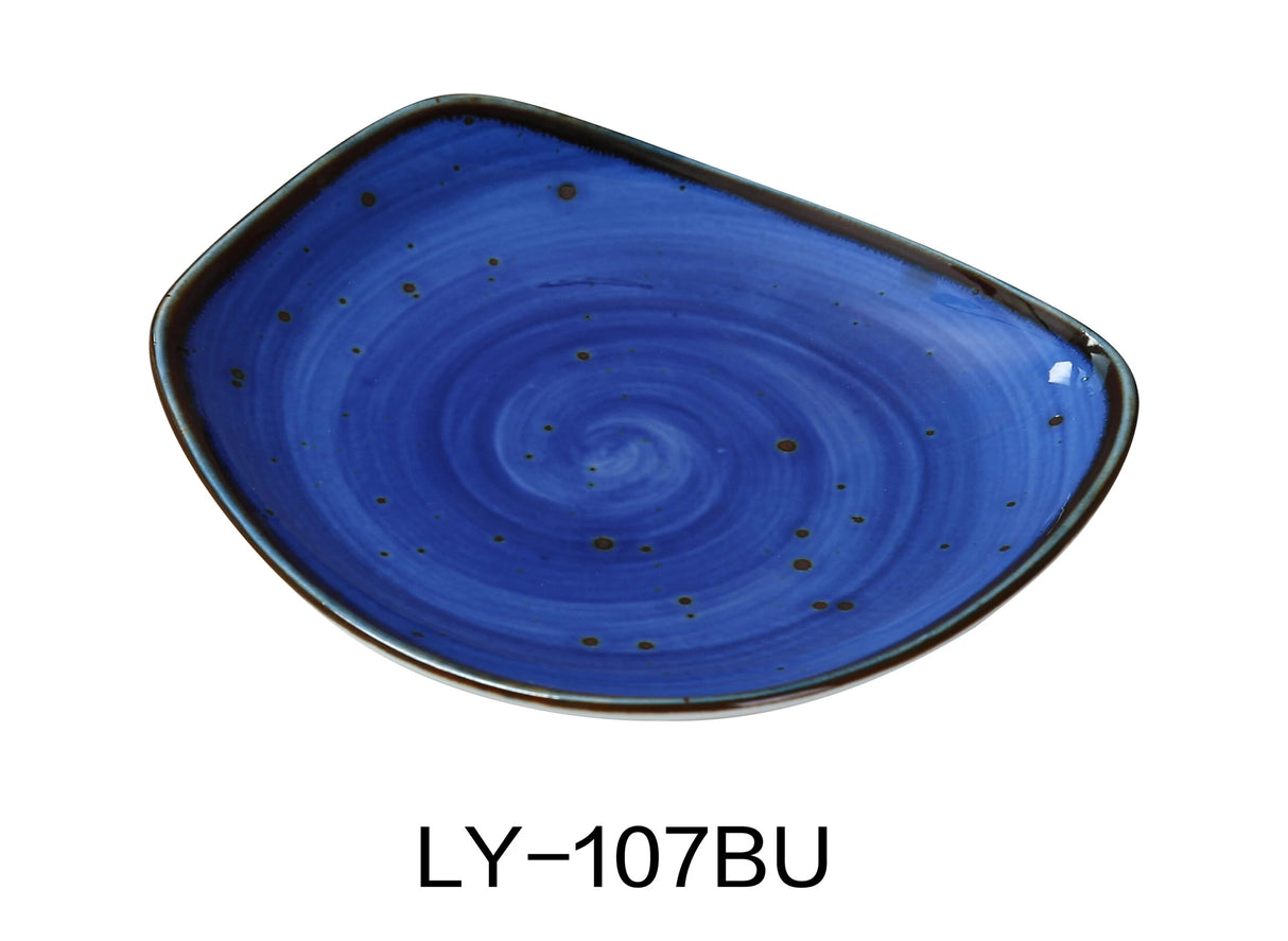Yanco Lyon-Blue 7 1/4" X 1 1/8" Plate