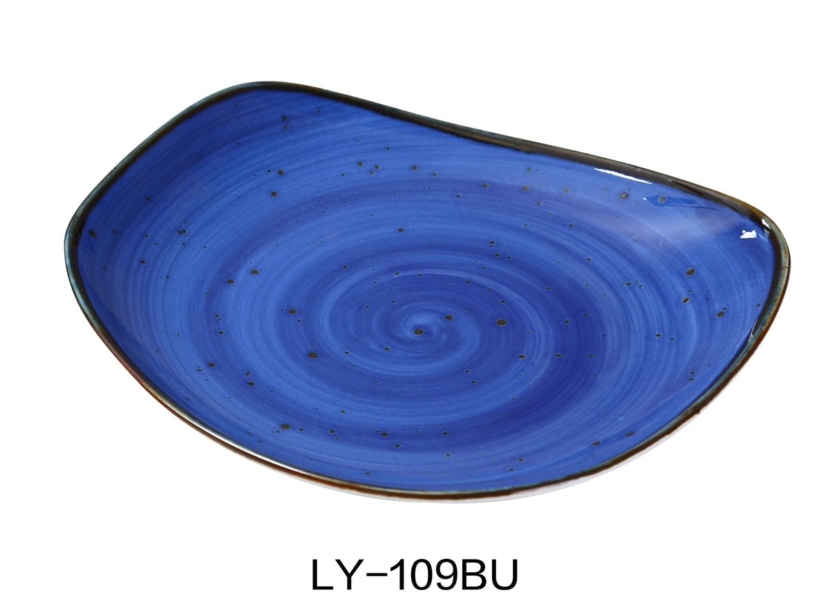 Yanco Lyon-Blue 8 3/4" X 1 3/8" Plate