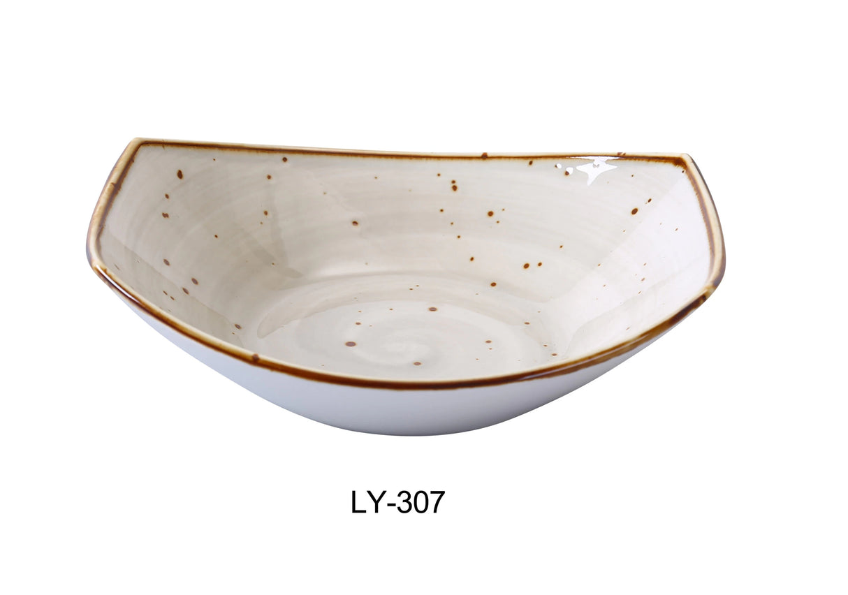 Yanco LY-307 7" X 6 1/2" X 2 1/4" SOUP/SALAD PLATE 15 OZ