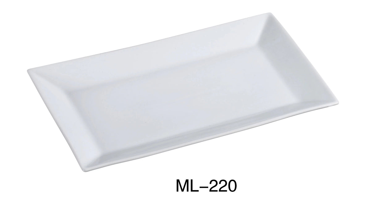 6 Pack Yanco Mainland 20 X 11 1/2" Rectangular Plate