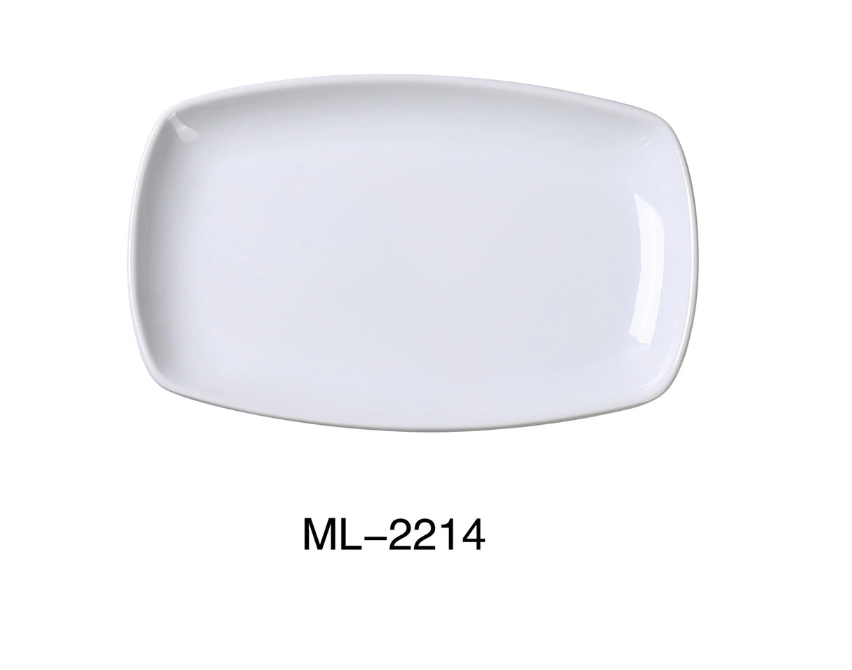 Yanco Mainland 14 1/4" X 9 1/2" X 1/4" Rectangular Plate With Rounded Corner