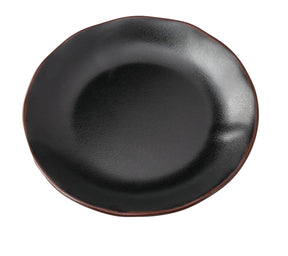 Yanco Nature Art - Black 7 1/2" X 3/4" Round Plate