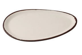 Yanco Nature Art 14" X 9 3/4" X 1" Oval Plate
