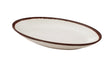 Yanco Nature Art 10 1/2" X 5 1/4" X 1 1/2" Deep Oval Plate