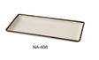 Yanco Nature Art 8 1/2" X 3 3/4" X 1/2" Rectangular Plate