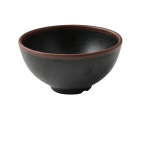 Yanco Nature Art - Black 4 1/2" X 2 1/4" Rice Bowl 10 Oz