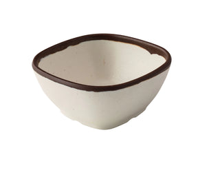 Yanco Nature Art 4 1/2" X 2" Square Miso Soup Bowl 10 Oz