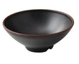 Yanco Nature Art - Black 8" X 3 1/8" Ramen Bowl 38 Oz