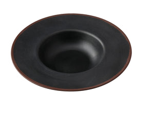 Yanco Nature Art - Black 11 1 /2" X 6" X 2 3/4" Dessert Plate 16 Oz