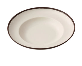 Yanco Nature Art 10 3/4" X 7" X 2 1/4" Mediterrean Pasta Bowl 12 Oz