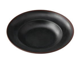 Yanco Nature Art - Black 10 3/4" X 7" X 2 1/4" Mediterrean Pasta Bowl 12 Oz