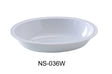 Yanco Nessico 10" X 7 1/4" X 2 1/4" Oval Bowl 36 Oz White