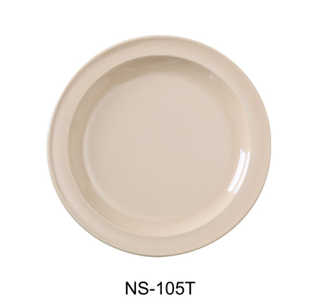 Yanco Nessico 5 1/2" Round Plate Tan