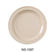 Yanco Nessico 8" Round Dinner Plate Tan