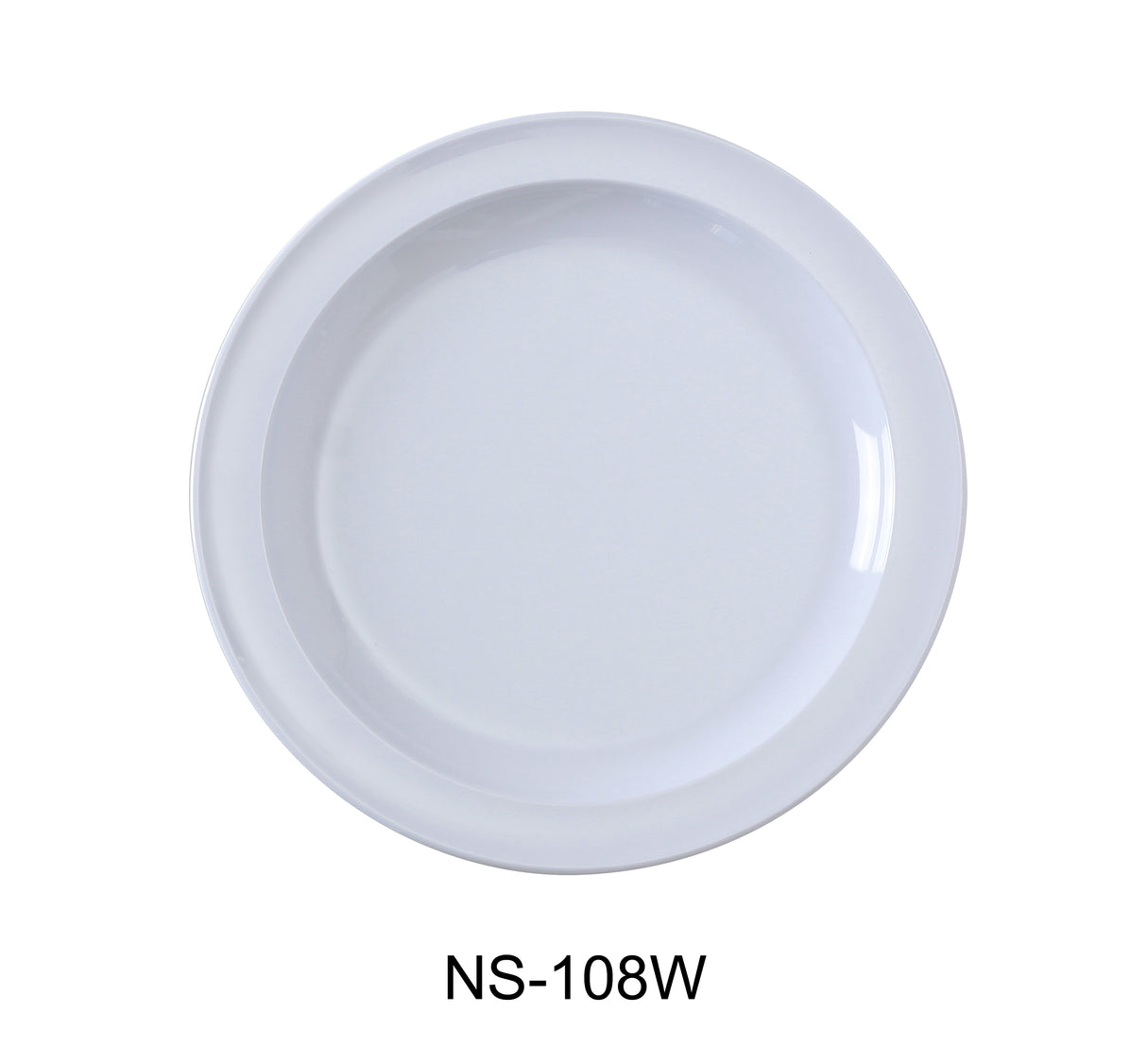 Yanco Nessico 8" Round Dinner Plate White
