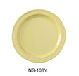 Yanco Nessico 8" Round Dinner Plate Yellow