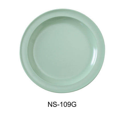 Yanco Nessico 9" Round Dinner Plate Green