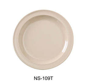 Yanco Nessico 9" Round Dinner Plate Tan