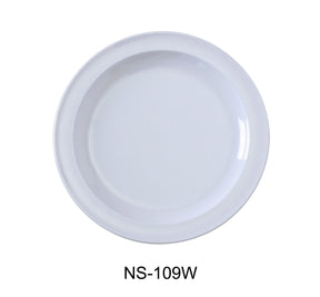 Yanco Nessico 9" Round Dinner Plate White