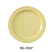 Yanco Nessico 9" Round Dinner Plate Yellow