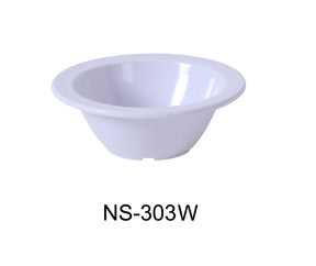Yanco Nessico 4 3/4" X 1 1/4" Fruit Bowl 4 Oz Whtie