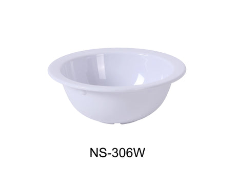 Yanco Nessico 5 3/4" X 2 1/2" Grapefruit Bowl 13 Oz White