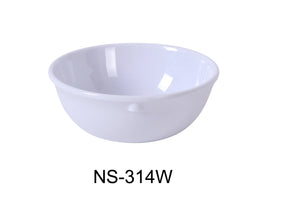 Yanco Nessico 4 7/8" X 1 3/4" Nappie 11 Oz White