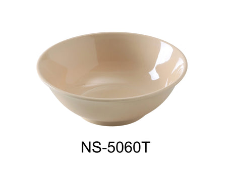 Yanco Nessico 6 7/8" X 2 1/4"H Rimless Bowl 22 Oz Tan