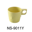 Yanco Nessico 3"X 2 3/4" Stackable Bulbous Cup 8 Oz Yellow