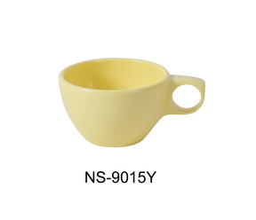 Yanco Nessico 3 3/4" X 2 1/4" Ovide Cup 7 Oz Yellow