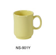 Yanco Nessico 3" X 3 5/8"H Bulbous Mug 8 Oz Yellow