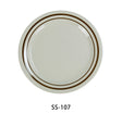 Yanco Sesame 7 1/4" Round Dinner Plate