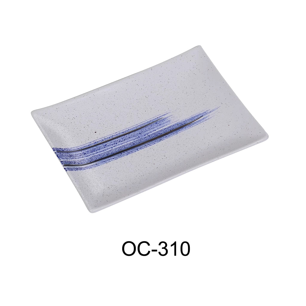 Yanco Ocean 10" X 7" X 1 1/8" Rectangular Plate
