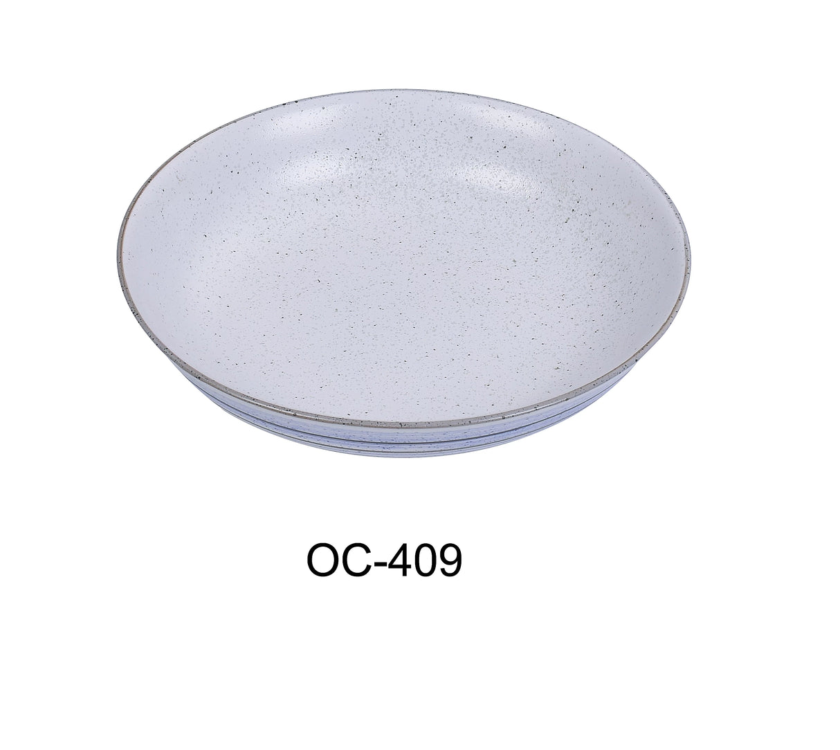 Yanco Ocean 9" X 1 1/2"H Salad / Pasta Plate 18 Oz