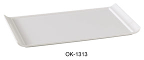 Yanco Osaka 13" X 6 3/4"  Rectangular Display Plate