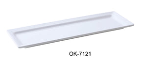 Yanco Osaka 21" X 7" Rectangular Display Plate