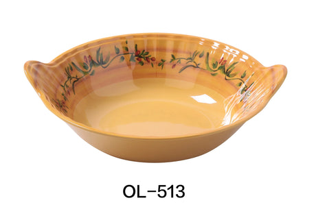 Yanco Olive 13 1/2" X 3 1/4" Bowl With Handle 3 Qt