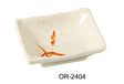 Yanco Orchis 4" Square Sauce Dish Gold Orchis 3.5 Oz