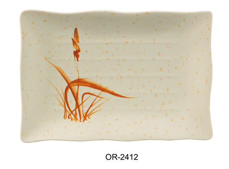 Yanco Orchis 11" X 8" Rectangular (Ripple)
