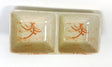 Yanco Orchis 5 3/4" X 2 3/4" Two Divided Sauce Dish 2 Oz Each