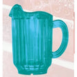 Yanco 3 Spout Plastic Pitcher Green 60 Oz