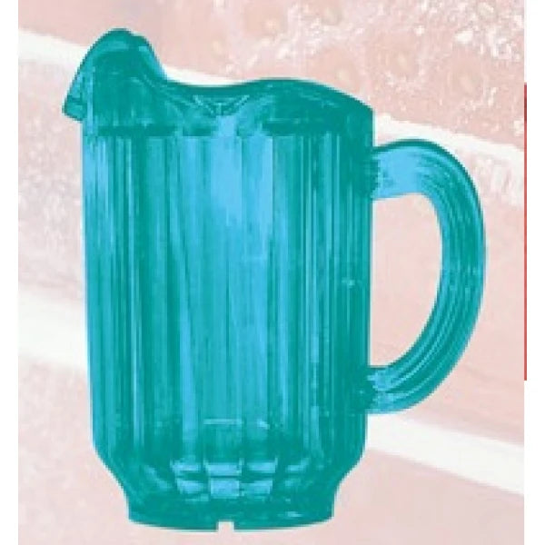 Yanco 3 Spout Plastic Pitcher Green 60 Oz