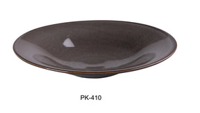 Yanco Peacock 10 1/2" X 1 7/8" Soup/Salad Plate 15 Oz