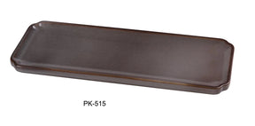 Yanco Peacock 15 1/4" X 6" X 3/4" Rectangular Sushi Plate