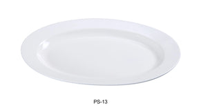 Yanco Piscataway 11 3/4" X 7 3/4" Oval Platter