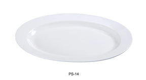 Yanco Piscataway 13" X 8 1/2" Oval Platter