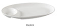 Yanco Piscataway 11" X 5 3/4" Oval Compartment