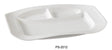 Yanco Piscataway 12" X 8 1/2" 3-Compartment
