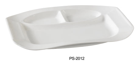 Yanco Piscataway 12" X 8 1/2" 3-Compartment